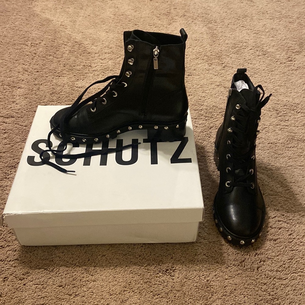 Shultz Andrea Combat Boot